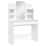 Schminktisch mit weißen LED-Leuchten 96x40x142 cm von vidaXL, Schlafzimmerkommoden - Ref: Foro24-837892, Preis: 111,19 €, Rab...