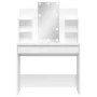Schminktisch mit weißen LED-Leuchten 96x40x142 cm von vidaXL, Schlafzimmerkommoden - Ref: Foro24-837892, Preis: 110,79 €, Rab...