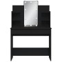 Black vanity with LED lights 96x40x142 cm by vidaXL, Bedroom Dressers - Ref: Foro24-837893, Price: 109,08 €, Discount: %