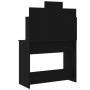 Black vanity with LED lights 96x40x142 cm by vidaXL, Bedroom Dressers - Ref: Foro24-837893, Price: 109,08 €, Discount: %