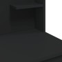 Black vanity with LED lights 96x40x142 cm by vidaXL, Bedroom Dressers - Ref: Foro24-837893, Price: 109,08 €, Discount: %