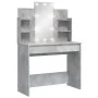 Betongrauer Schminktisch mit LED-Leuchten, 96 x 40 x 142 cm von vidaXL, Schlafzimmerkommoden - Ref: Foro24-837895, Preis: 110...