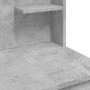 Concrete gray dressing table with LED lights 96x40x142 cm by vidaXL, Bedroom Dressers - Ref: Foro24-837895, Price: 109,64 €, ...