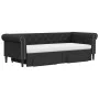 Trundle sofa bed with drawers black synthetic leather 90x200 cm by vidaXL, Beds and slatted bases - Ref: Foro24-3197735, Pric...
