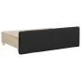 Trundle sofa bed with drawers black synthetic leather 90x200 cm by vidaXL, Beds and slatted bases - Ref: Foro24-3197735, Pric...