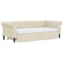 Sofá cama nido con cajones cuero sintético crema 90x200 cm de vidaXL, Camas y somieres - Ref: Foro24-3197737, Precio: 501,62 ...