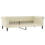 Sofá cama nido con cajones cuero sintético crema 90x200 cm de vidaXL, Camas y somieres - Ref: Foro24-3197737, Precio: 501,62 ...