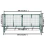 Gartengittertür Wandzaun 289x175cm/306x225cm von vidaXL, Gartentore - Ref: Foro24-140925, Preis: 484,41 €, Rabatt: %