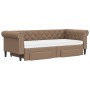 Sofá cama nido con cajones cuero sintético cappuccino 90x200 cm de vidaXL, Camas y somieres - Ref: Foro24-3197738, Precio: 50...
