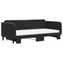 Trundle sofa bed with black velvet mattress 100x200 cm by vidaXL, Beds and slatted bases - Ref: Foro24-3197098, Price: 433,19...