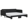 Trundle sofa bed with black velvet mattress 90x190 cm by vidaXL, Beds and slatted bases - Ref: Foro24-3197102, Price: 407,08 ...