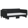 Trundle sofa bed with black velvet mattress 90x190 cm by vidaXL, Beds and slatted bases - Ref: Foro24-3197102, Price: 407,08 ...