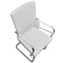 Sillas de comedor voladizas 2 unidades cuero sintético blanco de vidaXL, Sillas de comedor - Ref: Foro24-240994, Precio: 163,...