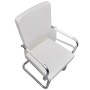 Sillas de comedor voladizas 2 unidades cuero sintético blanco de vidaXL, Sillas de comedor - Ref: Foro24-240994, Precio: 166,...
