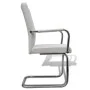 Sillas de comedor voladizas 2 unidades cuero sintético blanco de vidaXL, Sillas de comedor - Ref: Foro24-240994, Precio: 163,...