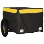 Schwarz-gelber Fahrradanhänger aus Eisen, 30 kg von vidaXL, Fahrradanhänger - Ref: Foro24-94078, Preis: 66,08 €, Rabatt: %