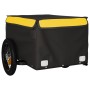 Schwarz-gelber Fahrradanhänger aus Eisen, 30 kg von vidaXL, Fahrradanhänger - Ref: Foro24-94078, Preis: 66,80 €, Rabatt: %