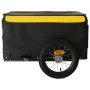 Schwarz-gelber Fahrradanhänger aus Eisen, 30 kg von vidaXL, Fahrradanhänger - Ref: Foro24-94078, Preis: 66,08 €, Rabatt: %