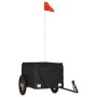 Remolque para bicicleta hierro negro 30 kg de vidaXL, Remolques para bicicletas - Ref: Foro24-94080, Precio: 78,64 €, Descuen...