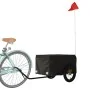 Fahrradanhänger aus schwarzem Eisen, 30 kg von vidaXL, Fahrradanhänger - Ref: Foro24-94080, Preis: 82,06 €, Rabatt: %