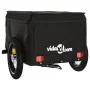 Remolque para bicicleta hierro negro 30 kg de vidaXL, Remolques para bicicletas - Ref: Foro24-94080, Precio: 82,06 €, Descuen...