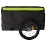 Fahrradanhänger aus schwarzem und grünem Eisen 45 kg von vidaXL, Fahrradanhänger - Ref: Foro24-94095, Preis: 93,48 €, Rabatt: %