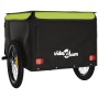 Fahrradanhänger aus schwarzem und grünem Eisen 45 kg von vidaXL, Fahrradanhänger - Ref: Foro24-94095, Preis: 94,80 €, Rabatt: %
