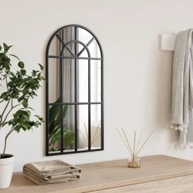 Schwarzer Eisenbogen-Wandspiegel 30x60 cm von vidaXL, Spiegel - Ref: Foro24-358624, Preis: 48,40 €, Rabatt: %