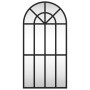 Espejo de pared arco de hierro negro 30x60 cm