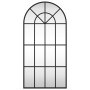 Schwarzer Eisenbogen-Wandspiegel 40x80 cm von vidaXL, Spiegel - Ref: Foro24-358625, Preis: 63,69 €, Rabatt: %