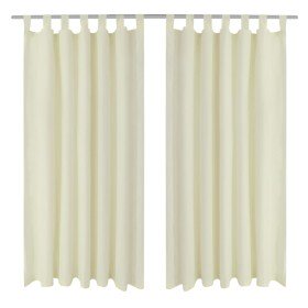 2 cortinas micro-satinadas con trabillas 140 x 175 cm 2 cortinas micro-satinadas con trabillas 140 x 175 cm