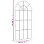Espejo de pared arco de hierro negro 40x80 cm by vidaXL, Mirrors - Ref: Foro24-358625, Price: 63,69 €, Discount: %