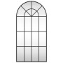 Espejo de pared arco de hierro negro 50x100 cm de vidaXL, Espejos - Ref: Foro24-358626, Precio: 82,07 €, Descuento: %