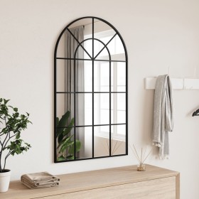 Espejo de pared arco de hierro negro 60x100 cm by vidaXL, Mirrors - Ref: Foro24-358627, Price: 90,27 €, Discount: %