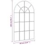 Espejo de pared arco de hierro negro 60x100 cm by vidaXL, Mirrors - Ref: Foro24-358627, Price: 87,93 €, Discount: %
