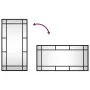 Rectangular black iron wall mirror 30x60 cm by vidaXL, Mirrors - Ref: Foro24-358628, Price: 43,15 €, Discount: %