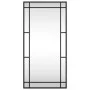 Rectangular black iron wall mirror 40x80 cm by vidaXL, Mirrors - Ref: Foro24-358629, Price: 70,02 €, Discount: %