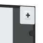 Rectangular black iron wall mirror 40x80 cm by vidaXL, Mirrors - Ref: Foro24-358629, Price: 74,43 €, Discount: %