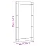 Rectangular black iron wall mirror 40x80 cm by vidaXL, Mirrors - Ref: Foro24-358629, Price: 70,02 €, Discount: %