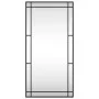 Rectangular black iron wall mirror 50x100 cm by vidaXL, Mirrors - Ref: Foro24-358630, Price: 70,08 €, Discount: %