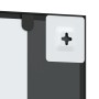 Rectangular black iron wall mirror 50x100 cm by vidaXL, Mirrors - Ref: Foro24-358630, Price: 81,60 €, Discount: %