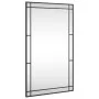 Espejo de pared rectangular de hierro negro 60x100 cm by vidaXL, Mirrors - Ref: Foro24-358631, Price: 79,73 €, Discount: %