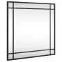 Square black iron wall mirror 50x50 cm by vidaXL, Mirrors - Ref: Foro24-358634, Price: 48,13 €, Discount: %