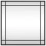Square black iron wall mirror 50x50 cm by vidaXL, Mirrors - Ref: Foro24-358634, Price: 48,13 €, Discount: %