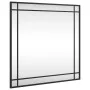 Quadratischer Wandspiegel aus schwarzem Eisen 60x60 cm von vidaXL, Spiegel - Ref: Foro24-358635, Preis: 72,04 €, Rabatt: %