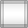 Espejo de pared cuadrado de hierro negro 60x60 cm | Foro24.es | Tu tienda online para hogar, jardín y más Foro24.es