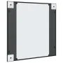 Quadratischer Wandspiegel aus schwarzem Eisen 60x60 cm von vidaXL, Spiegel - Ref: Foro24-358635, Preis: 72,04 €, Rabatt: %