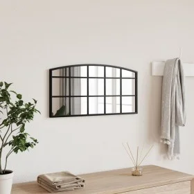 Black iron arch wall mirror 60x30 cm by vidaXL, Mirrors - Ref: Foro24-358636, Price: 49,31 €, Discount: %