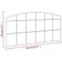 Wall mirror with black iron arch 80x40 cm by vidaXL, Mirrors - Ref: Foro24-358637, Price: 62,62 €, Discount: %