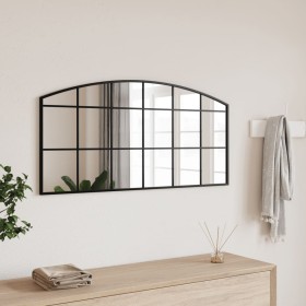 Espejo de pared arco de hierro negro 100x50 cm by vidaXL, Mirrors - Ref: Foro24-358638, Price: 84,35 €, Discount: %